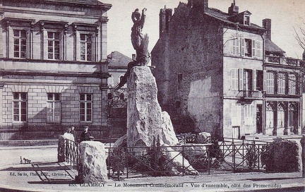 Clamecy Monument commémoratif côté Promenades