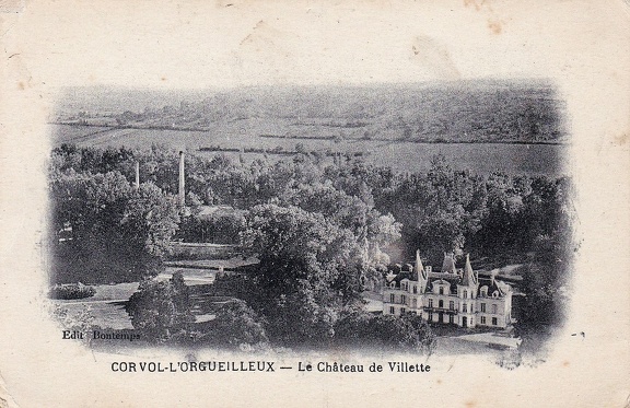 Corvol l'Orgueilleux Château de Villette