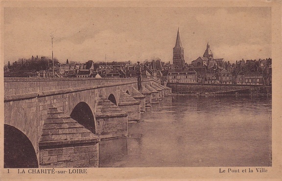 La Charité sur Loire Pont et ville