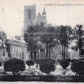 Nevers Cathédrale et jardins du palais ducal