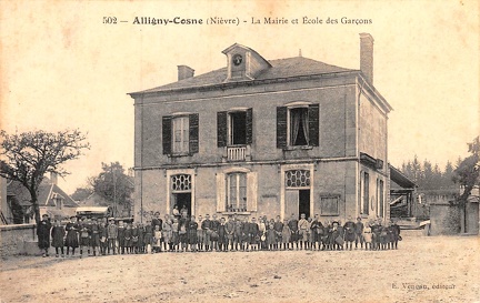 Alligny Cosne mairie école