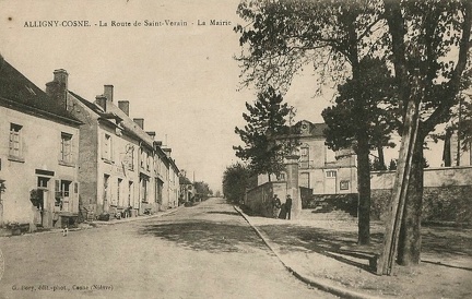 Alligny Cosne route de Saint Vérain
