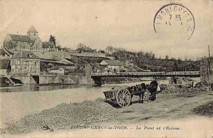 Cercy la Tour pont et écluse