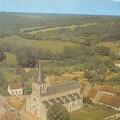Arquian Eglise vue aérienne