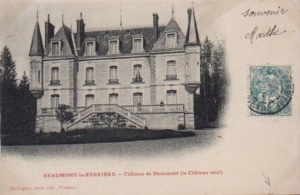 Beaumont la Ferrière Château neuf