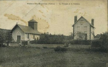 Beuvron Hameau de Villiers-sur-Beuvron Temple et château