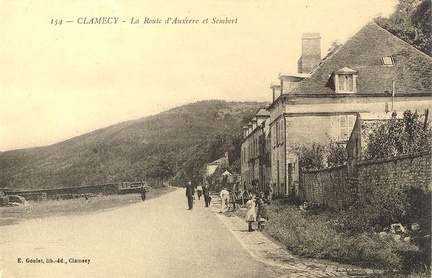 Clamecy route d'Auxerre et Sembert