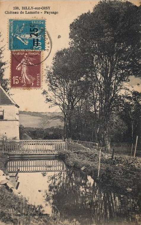 Billy sur Oisy Château de la Motte paysage