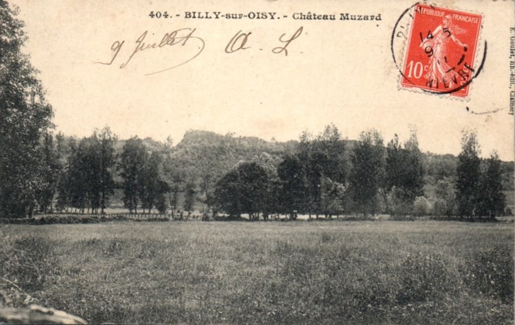 Billy sur Oisy Château Muzard
