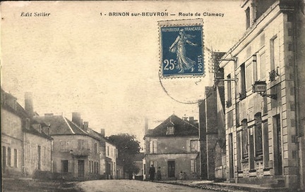 Brinon sur Beuvron Route de Clamecy