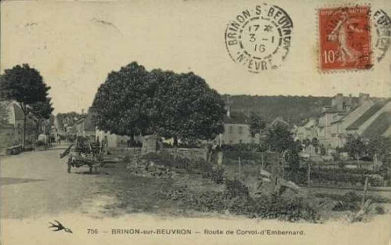 Brinon sur Beuvron Route de Corvol-d'Embernard