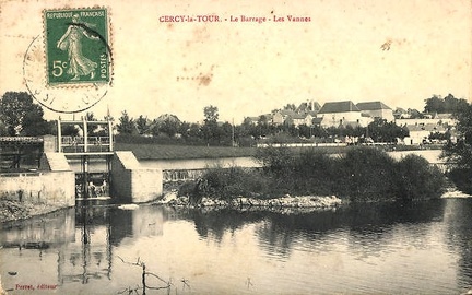 Cercy la Tour Barrage et vannes