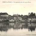 Cercy la Tour Vue générale prise du quai d'Aron