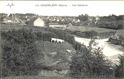 Champlemy Vue générale
