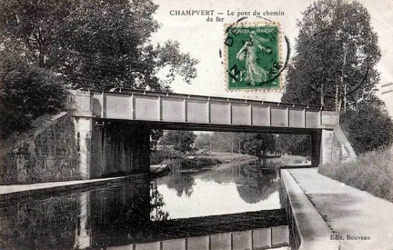 Champvert Pont du chemin de fer