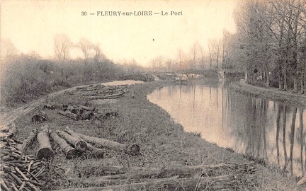 Fleury sur Loire Port