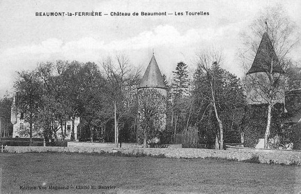 Beaumont la Ferrière château de Beaumont