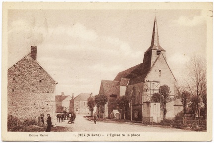 Ciez Eglise et place