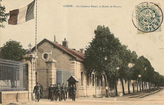 Cosne sur Loire Caserne Binot et route de Nevers