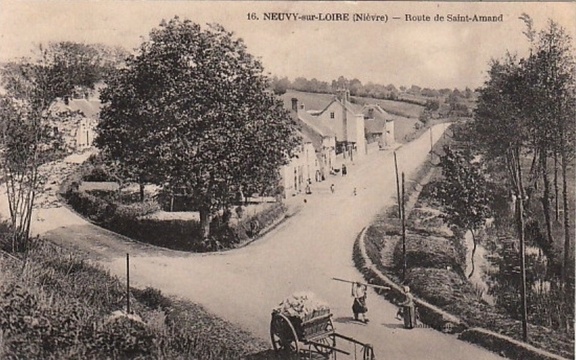 Neuvy sur Loire route de Saint Amand