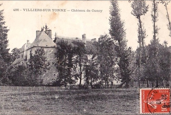 Villiers sur Yonne chateau de Cuncy 2