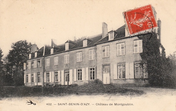 Saint Benin d'Azy chateau de Montgoublin