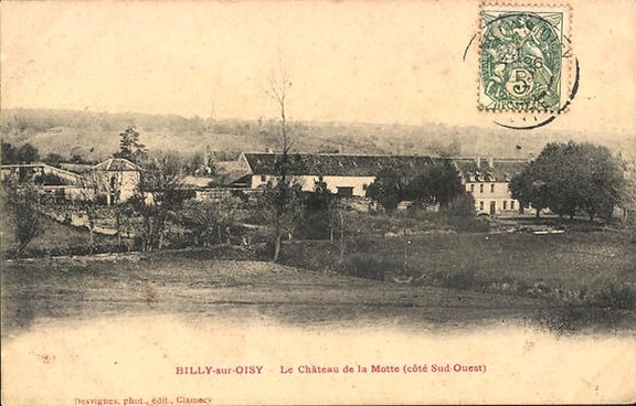 Billy sur Oisy Château de la Motte côté sud-ouest