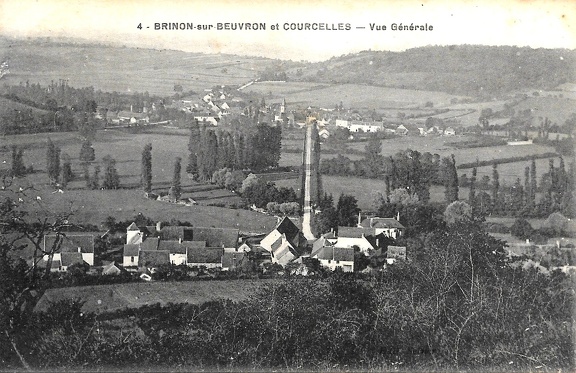 Brinon sur Beuvron Brinon-sur-Beuvron et Courcelles vue générale