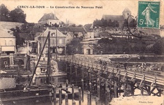 Cercy la Tour Construction du nouveau pont