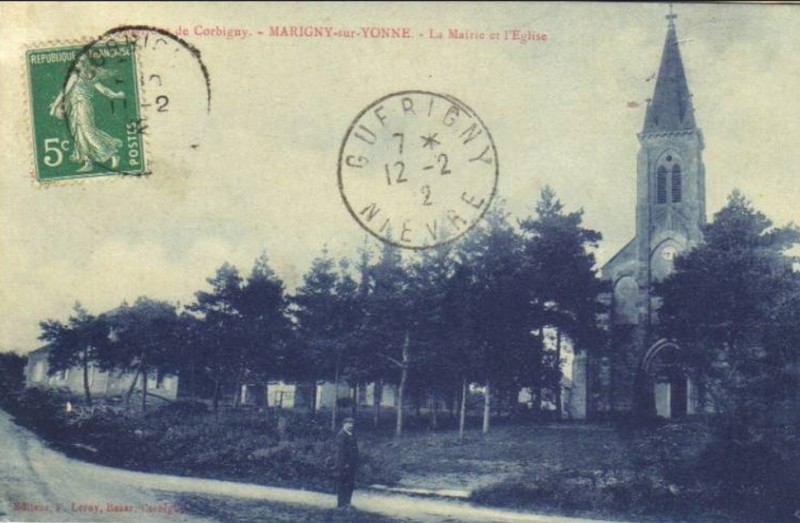 Marigny-sur-Yonne Mairie Eglise