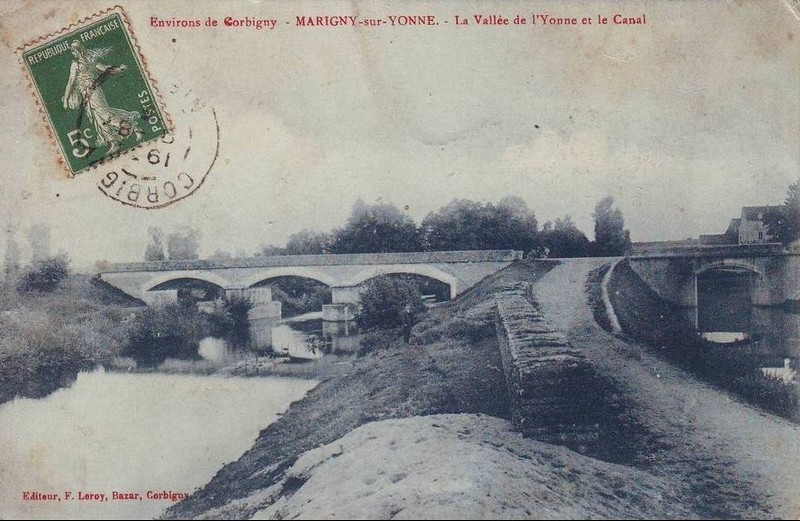 Marigny-sur-Yonne Vallée de l'Yonne et canal