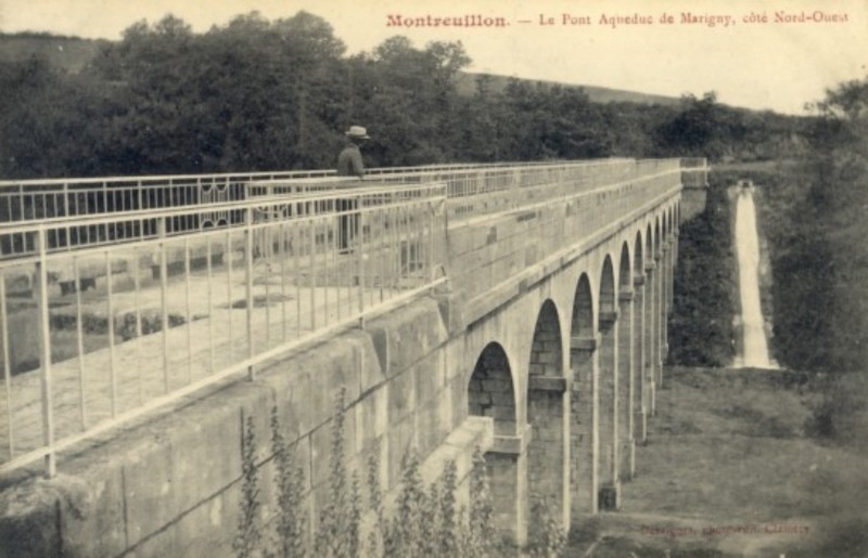 Montreuillon Pont-aqueduc de Marigny côté nord-ouest