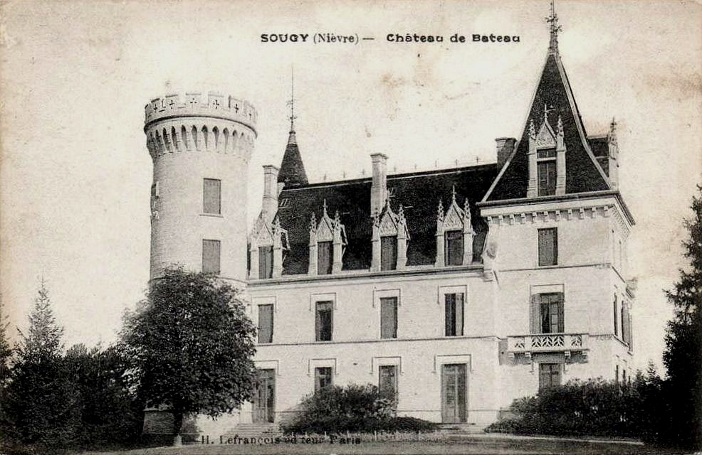 Sougy sur Loire chateau de Bateau