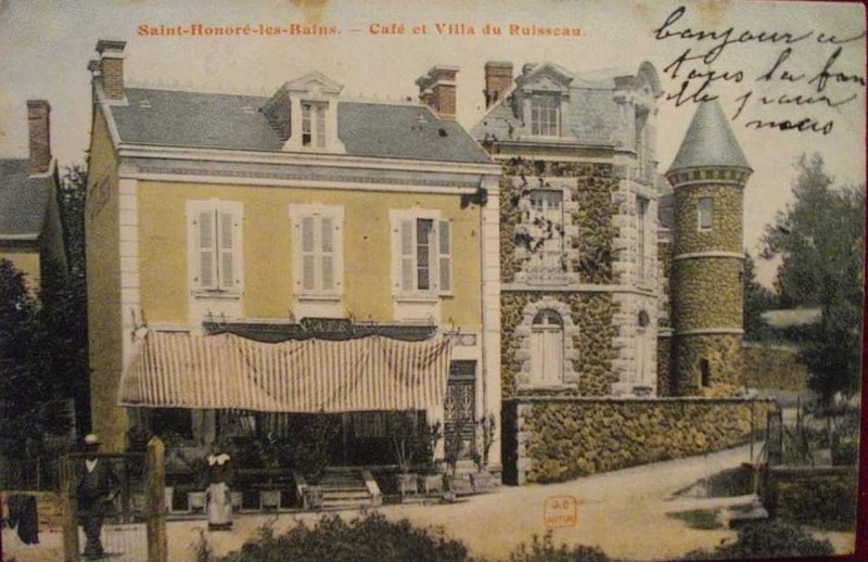 Saint Honoré les Bains Café et villa du ruisseau