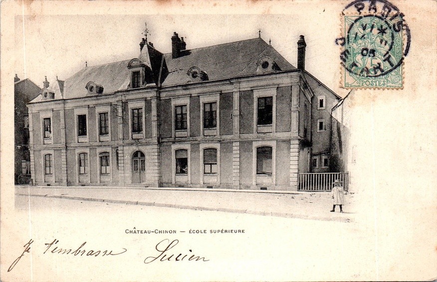 Chateau Chinon école 1905