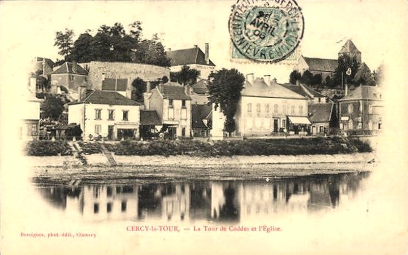 Cercy la Tour Tour de Coddes et église